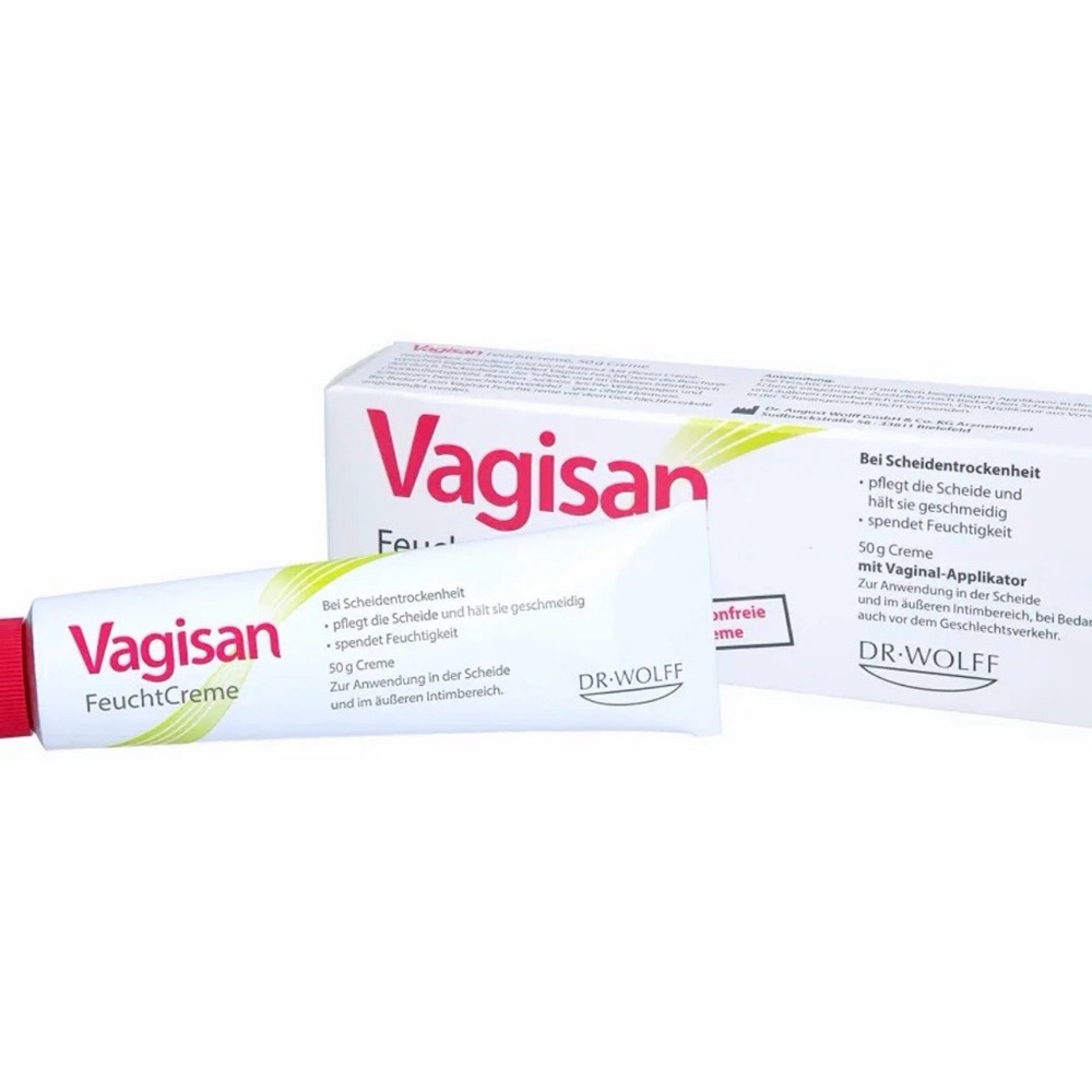 Hormone-Free Intimate Moisturizing Cream - Relief for Dryness & Burning (German - Picture 1 of 8
